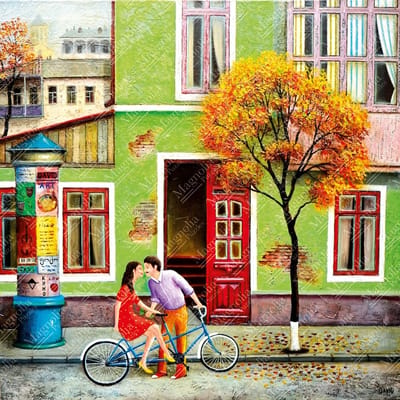 Magnolia puzzel Autumn Kiss - legpuzzel 1023 stukjes multicolor.