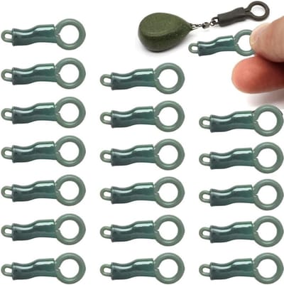 Karper Vissen Accessoires - Rig Tackle Converter - Karper Platforms Maken - Anti Tangle Mouwen - 20 Stuks - Groen
