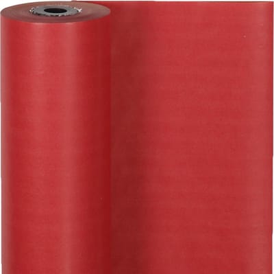 Cadeaupapier, B: 50 cm, 60 gr, rood, 100 m/ 1 rol