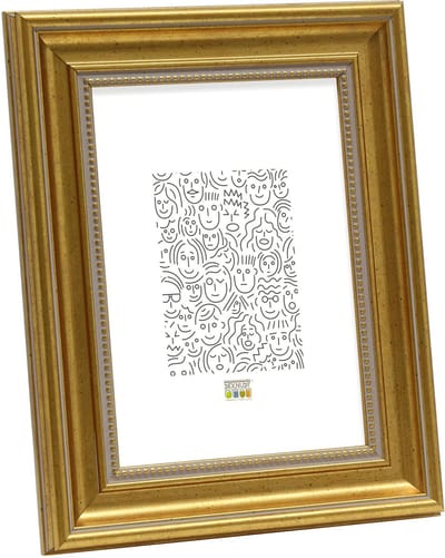 Deknudt Frames fotolijst S45HA1 - goudkleur - parelbiesje - foto 10x15