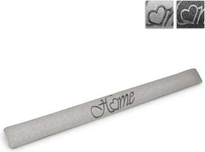 Beautissu Tochtstopper Deur Tuuli HO - 8 x 90 cm – Tochthond Grijs – Tochtkussen voor Deur en Ramen - Tochtrol