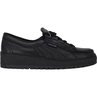 Mephisto Lady - dames veterschoen - Zwart - maat 34.5 (EU) 2 (UK)