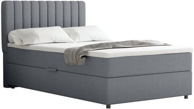 Boxspring Everest 120 x 200 cm tweepersoons met hoogwaardige Bonell-matras en topper