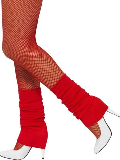 Smiffy's Beenwarmers - Rood - jaren 80 - retro - fitness