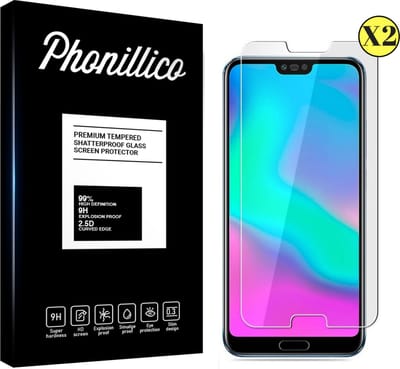 Screenprotector voor Honor 10 - 2 stuks Beschermglas van glas Transparante glazen schermbeschermfolie