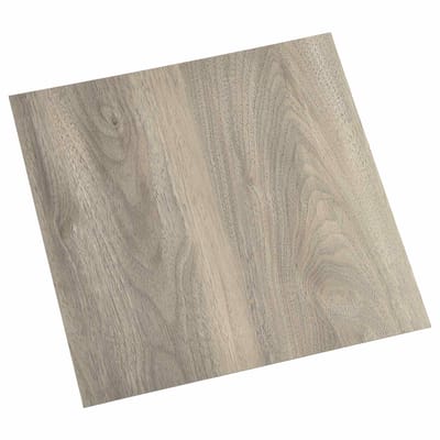 vidaXL - Zelfklevende - Vloerplanken - Zwart - en - Hout - 30,5 - x - 30,5 - cm - 20 - st