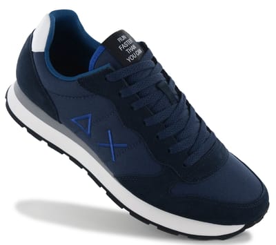 SUN68 Tom Solid - Heren Sneakers Schoenen Marineblauw Z46101-07 ORIGINEEL EU 40 blauw