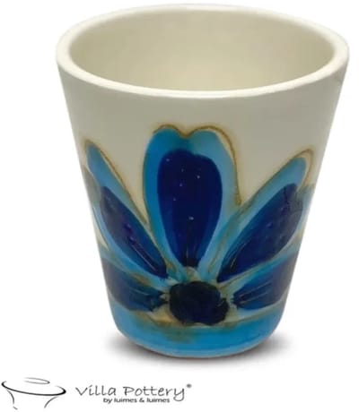 Blauwe Sunny pot 15 x 15