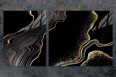 TMK ArtDeko Serie - Snijplank Glas - 100x52 cm - Hygienisch - Marmereffect