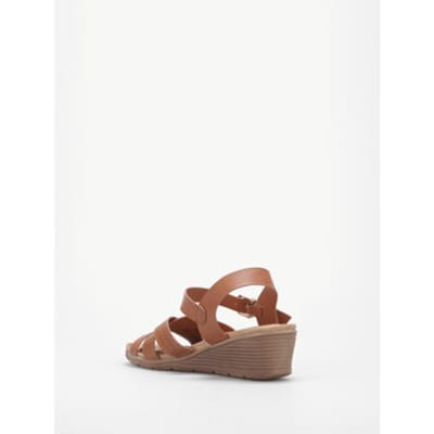 Sandalen met sleehak La Modeuse 78384_P186697