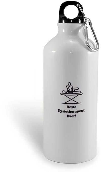 Hacebo® - Beste fysiotherapeut waterfles - Beste fysiotherapeut - therapeut - cadeau - water fles - 400ML