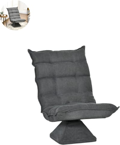 Fauteuil - Relaxzetel - Relaxstoel - Relaxfauteuil - Stoel - Met armleuning - Voor één Persoon - Grijs