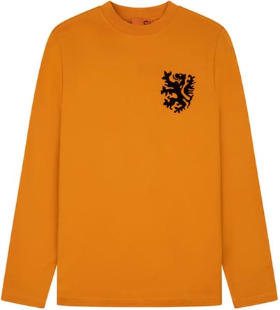 Cruyff - Legacy Holland Retro Lange Mouwen Shirt - Oranje - L