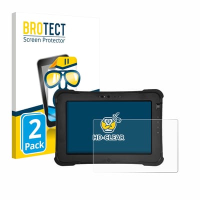 BROTECT - Screenprotector voor Zebra XSlate L10ax - Folie Beschermfolie transparant 2 Stuks