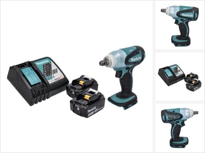 Makita DTW 251 RF accu slagmoersleutel 18 V 230 Nm 1/2" + 2x oplaadbare accu 3.0 Ah + lader