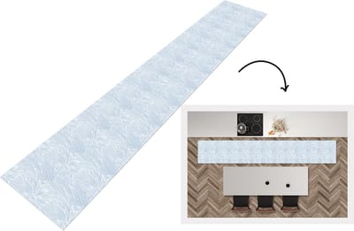 Keukenloper - Loper keuken - Bladeren - Patronen - Winter - 300x50 cm - Keukenloper vinyl