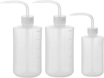 Dailygoods- Gieter 250/500 ml - Kunststof - Veiligheidsflessen - Plantenirrigatie - Tuinieren - Lichtdoorlatend ontwerp - Waterfles