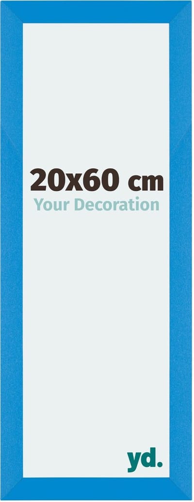 Your Decoration - Fotolijst 20x60 cm - MDF - Helder Blauw - Mura