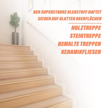 Candala Traptreden, transparante antislipmatten, 15 stuks, 10 x 60 cm, zelfklevend, antislip, trapmatten met glijbaan, traptreden matten, antislipstrips voor houten treden en vloeren