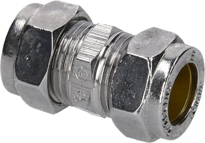 Knel Recht 15x15mm Chroom