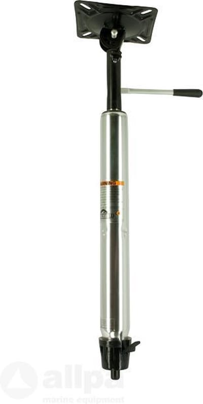 Allpa Taper-Lock telescopische RVS Stoelpoot met Plateau 571-749mm