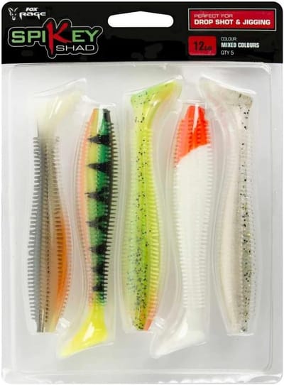 Zachte Kunstaas Shad Vissen 12cm - Gemengde Kleuren Set voor Roofvis