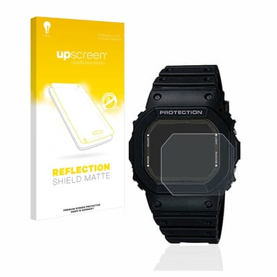 upscreen - Screenprotector voor Casio G-Shock GW-5000-1JF - Folie Beschermfolie anti glare matte