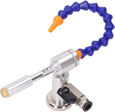 Koelluchtpistool Set - Industrieel Koelgereedschap - Lassen Koelen - Duurzame Aluminium Buis - 6-delig - Zilver