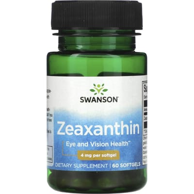Zeaxanthine, 4 mg, 60 softgels