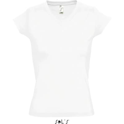 SOL'S Women´s V-Neck-T-Shirt Moon L156 - White - S