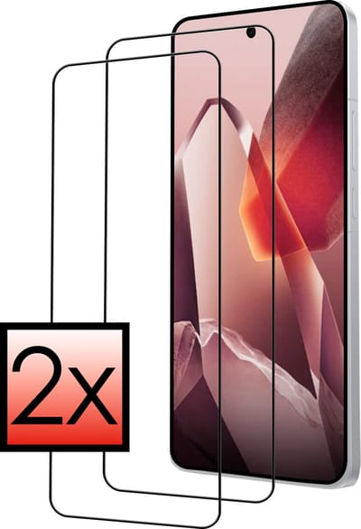 Screenprotector - 2 Stuks - Geschikt voor OnePlus 13 - Full Cover - Beschermglas - Gehard Glas - Tempered Glass - Screen Protector