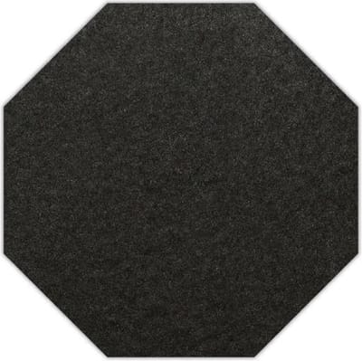8-hoek vilt onderzetter - Zwart - 6 stuks - ø 95 mm - 8-hoek - Glas onderzetter - Cadeau - Woondecoratie - Woonkamer - Tafelbescherming - Onderzetters Voor Glazen - Keukenbenodigdheden - Woonaccessoires - Tafelaccessoires