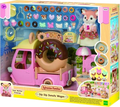 Donutwagen Speelset - Miniatuur Figuren - Kinderen Spelen - Meer dan 30 accessoires