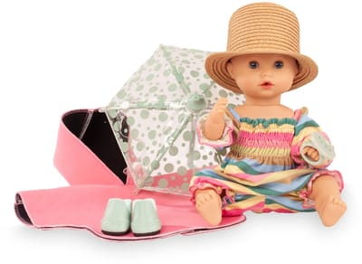 Götz Babypop Sleepy Aquini Meisje Zomer en Herfst 30 cm