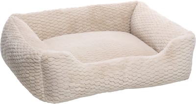 Hondenkussen – Hondenmand – Naya Rechthoekig Beige Mand 80x67x22cm – extra ruim – stevig – duurzaam