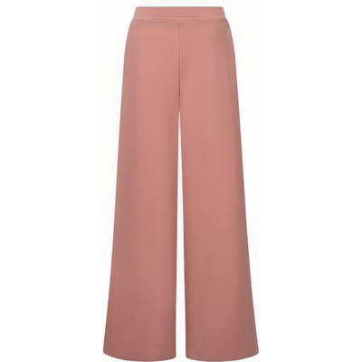 French Connection Crepe Wide Leg Stripe Mocha Moose/sum Wht Size: 6 | Wide-Leg & Flared Pants Outlet | Dames | Bruin