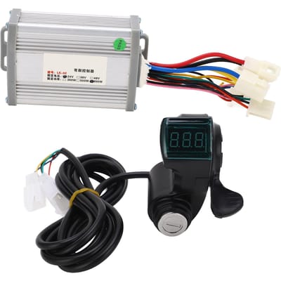 24V 800W Elektrische Fiets Controller Duimgashendel Handvat Kit Lithium Batterij Fiets Retrofit Kit