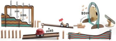 Muziek Domino - Valketting Set - Creatief Spelen - 52 Delen - Niet van toepassing - Multicolor