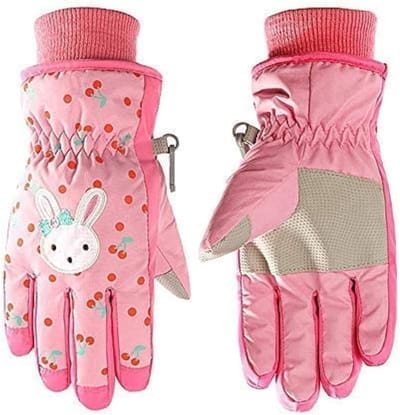 Waterdichte Ademende Kids Ski Handschoenen - Winter Handschoenen voor Meisjes en Jongens - Perfect voor Snowboarden, Skiën en Buitenactiviteiten
