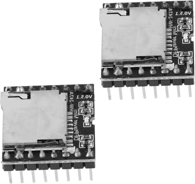 Audio Module - MP3 Speler Geluidskaart - Maker Projecten - Verstelbaar Volume - 2 Stuks - Zwart