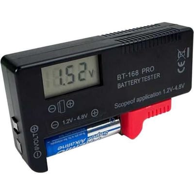 Testeur de batterie numérique OcioDual BT-168 PRO, vérificateur de batterie AAA C D 9 V 1,5 V 18650 14500