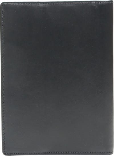 Esquire Leren Identiteitskaarthoesje Logo ID Card Case Black Zwart