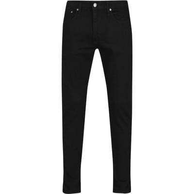 Levis Heren 512 Tapered Slim-fit jeans (Nachtglans)