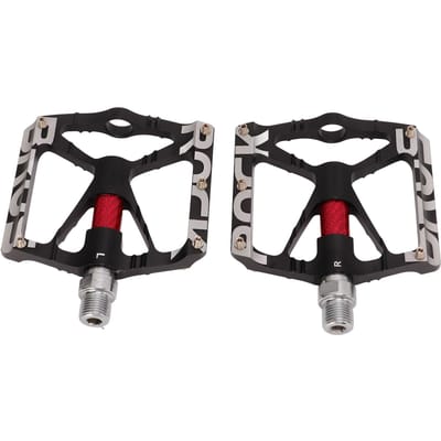 1 Paar Fietspedalen Aluminiumlegering Zwart Hol Antislip Mountain Road Fietsaccessoires