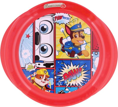 PAW Patrol Kinderservies - Serviesset - Rood - Kunststof - Beker / Kom / Bord - 3 Delig