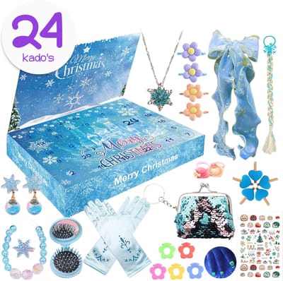 Frozen Sieraden & Haaraccessoires Set – 24 Cadeaus – Adventskalender 2026