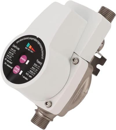 Waterdrukpomp - Douchebooster - Hogere waterdruk - Intelligente start/stop - 3 snelheden - Zwart