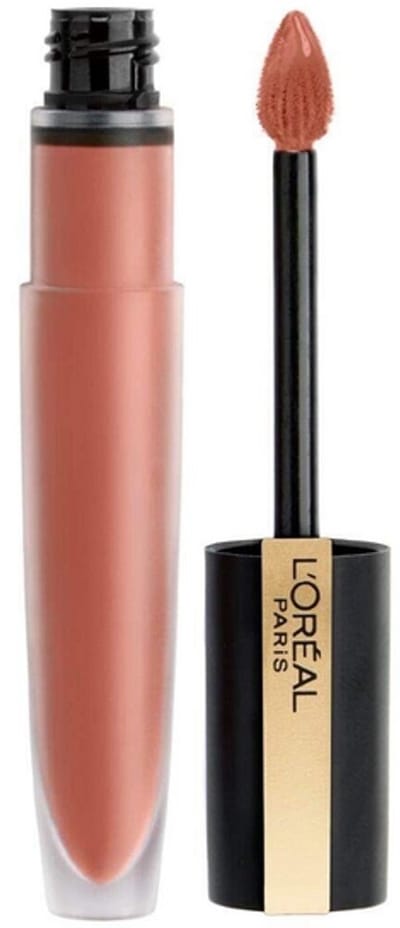 L'Oreal Paris - Rouge Signature - 418 - Empower - Matte Lipstick - Nude - Vloeibare Lippenstift - 7 ml