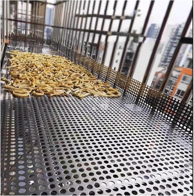Geperforeerde Plaat RVS - Metaal Gaas - Bescherming Balkon - Roestvrij Staal 304 - 0.8mm 54x122cm - Zilver