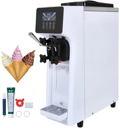 Seth Select Ijsmachine – Aanrecht Model – Softijsmachine 1 Smaak – Touchscreen – Zelfreinigend & Pre-koeling